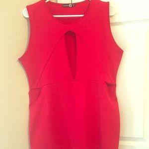 💕💕-$10 Sexy red Mini dress